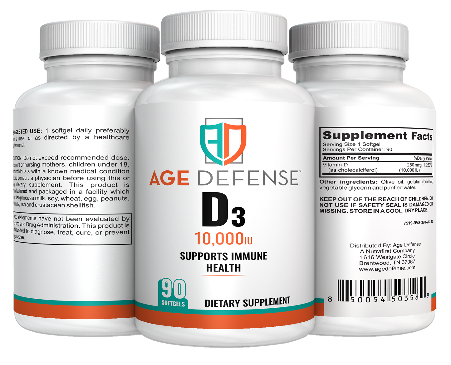 Vitamin D3 10,000 IU