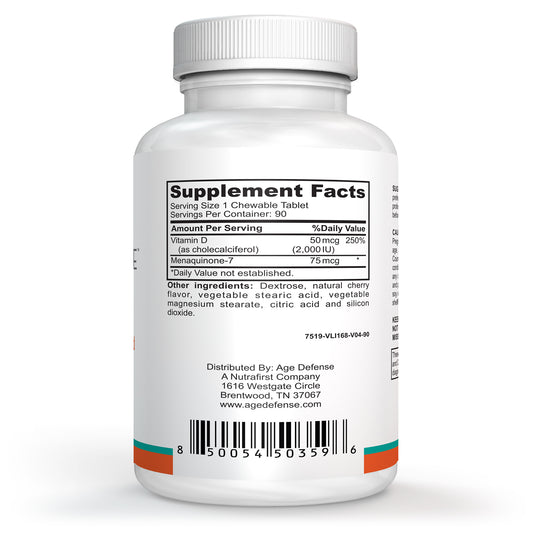 VItamin D3+K2 Chewable