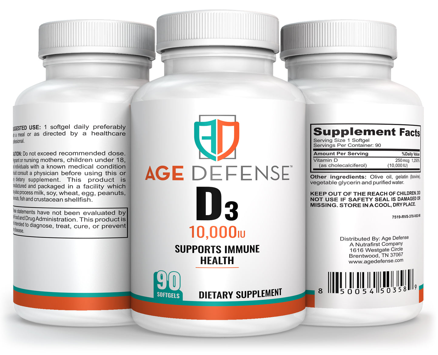Vitamin D3 10,000 IU