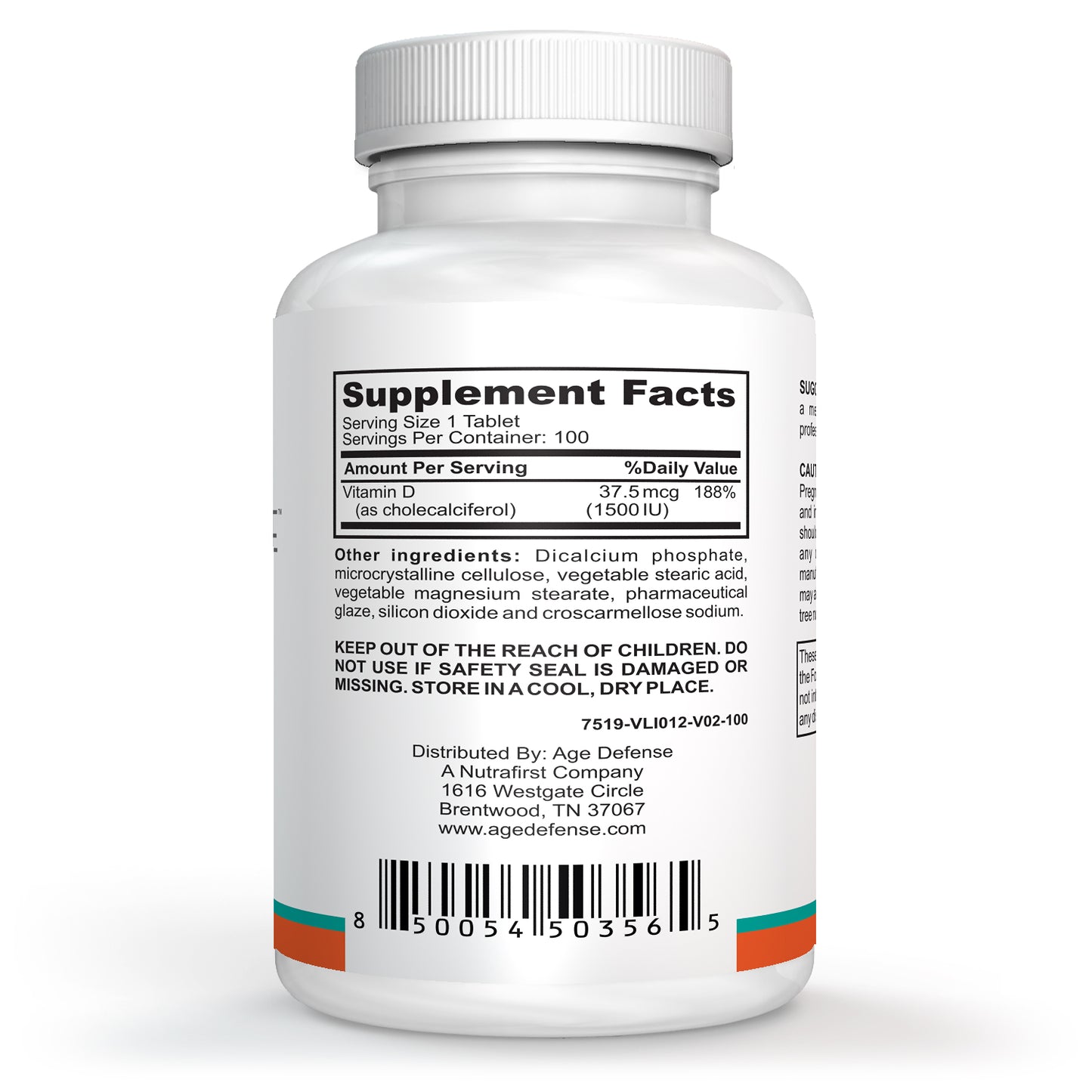 Vitamin D3 1,500 IU
