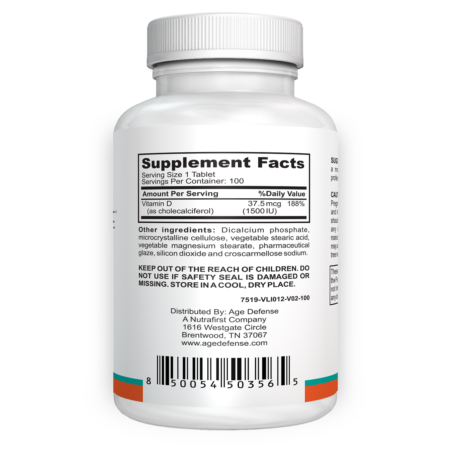 Vitamin D3 1,500 IU