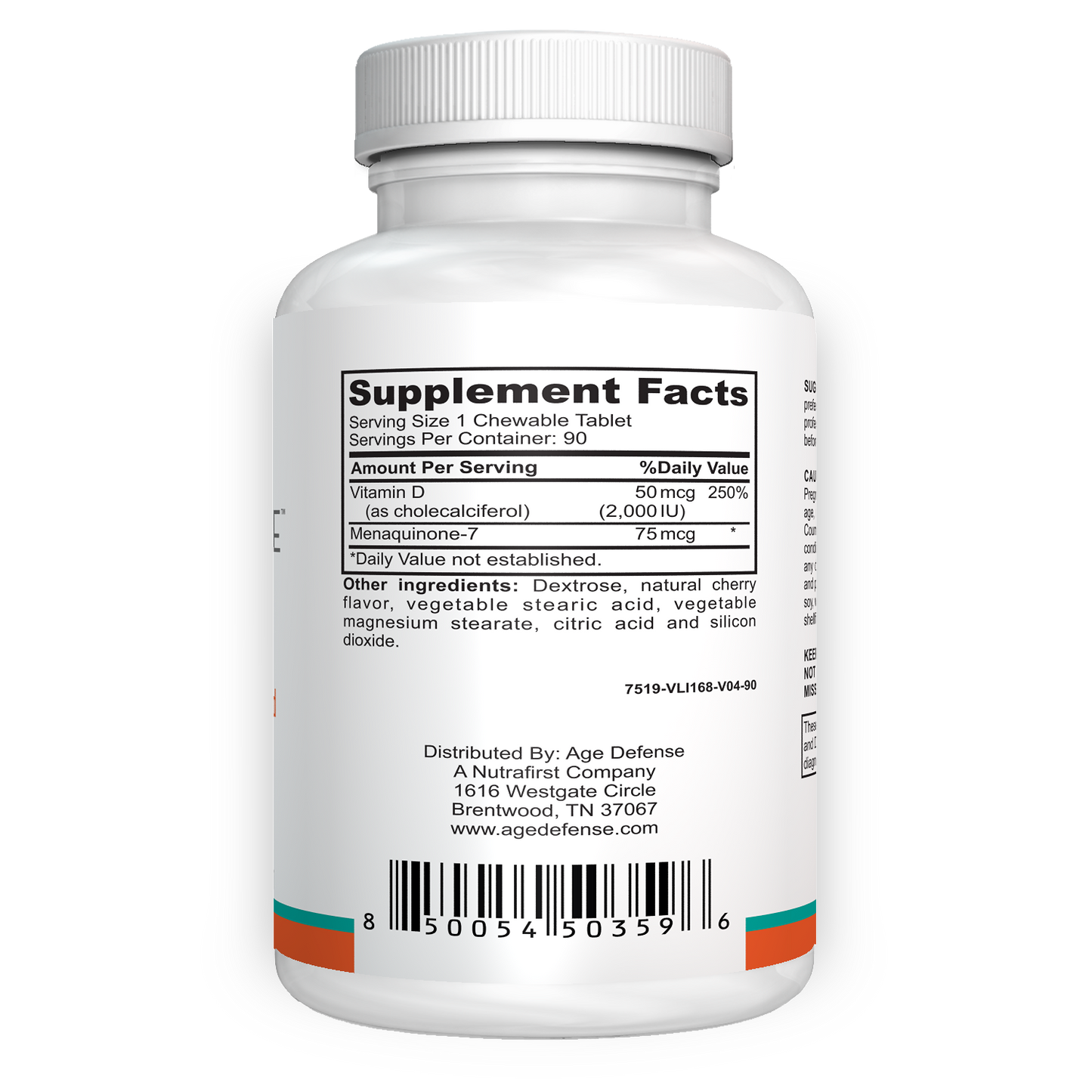 VItamin D3+K2 Chewable