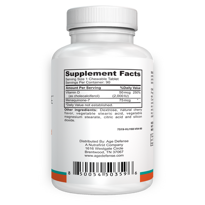 VItamin D3+K2 Chewable