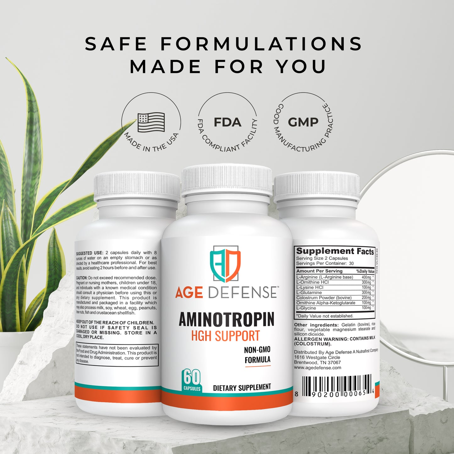 Aminotropin HGH Support